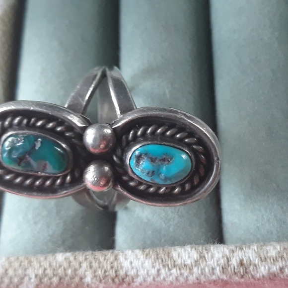 ❤ NATIVE AMERICANO STERLING SILVER RING - Picture 11 of 16